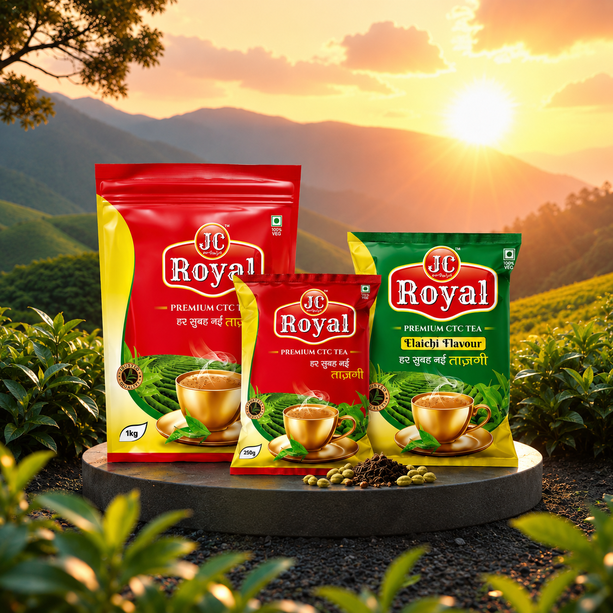 Premium Grounded Spices & Tea